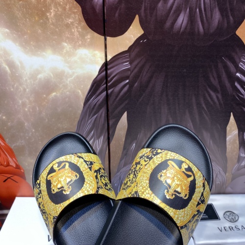 Replica Versace Slippers For Men #1196495 $45.00 USD for Wholesale