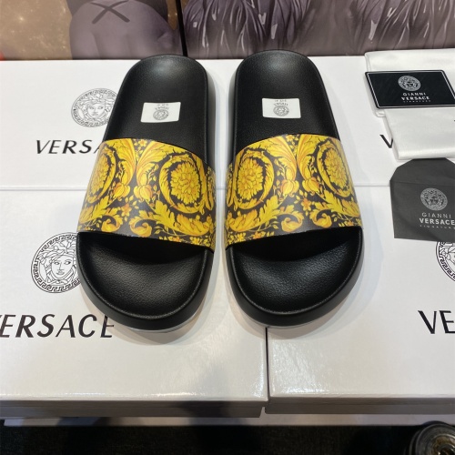 Replica Versace Slippers For Men #1196496, $45.00 USD, [ITEM#1196496], Replica Versace Slippers outlet from China