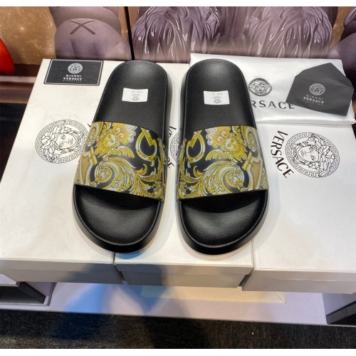 Replica Versace Slippers For Men #1196501, $45.00 USD, [ITEM#1196501], Replica Versace Slippers outlet from China