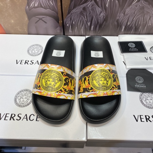 Replica Versace Slippers For Men #1196505, $45.00 USD, [ITEM#1196505], Replica Versace Slippers outlet from China