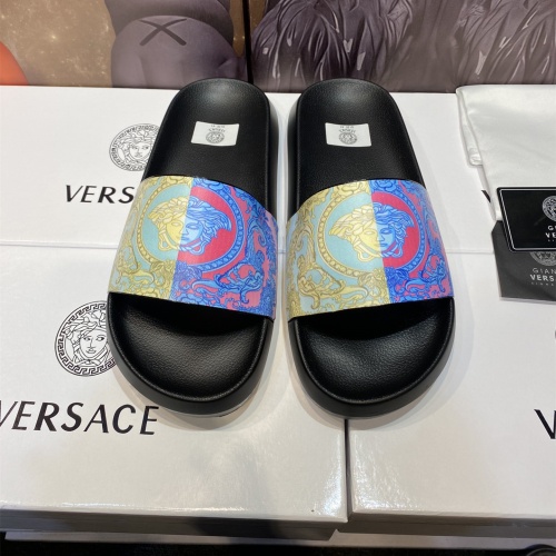 Replica Versace Slippers For Men #1196507, $45.00 USD, [ITEM#1196507], Replica Versace Slippers outlet from China