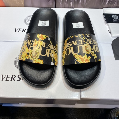 Replica Versace Slippers For Men #1196525, $45.00 USD, [ITEM#1196525], Replica Versace Slippers outlet from China