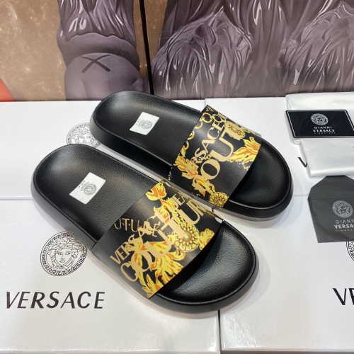 Replica Versace Slippers For Men #1196525 $45.00 USD for Wholesale