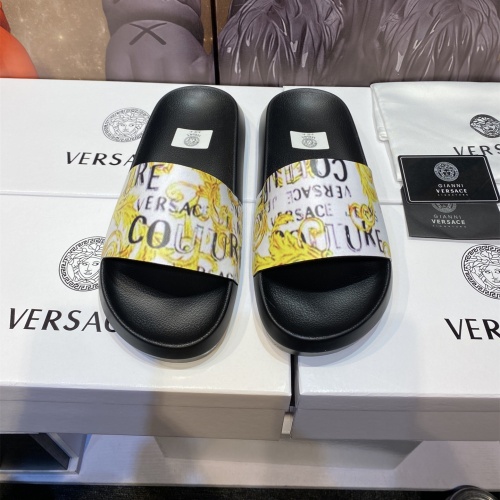 Replica Versace Slippers For Men #1196526, $45.00 USD, [ITEM#1196526], Replica Versace Slippers outlet from China