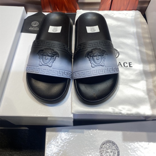 Replica Versace Slippers For Men #1196539, $45.00 USD, [ITEM#1196539], Replica Versace Slippers outlet from China