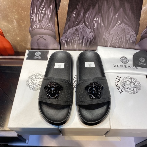 Replica Versace Slippers For Men #1196552, $48.00 USD, [ITEM#1196552], Replica Versace Slippers outlet from China