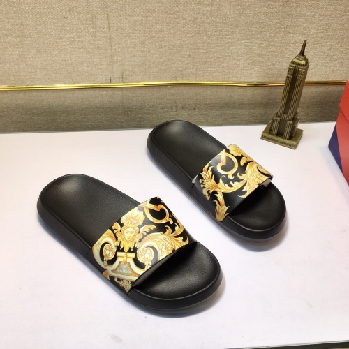 Replica Versace Slippers For Men #1196557, $45.00 USD, [ITEM#1196557], Replica Versace Slippers outlet from China