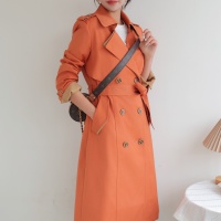 $160.00 USD Burberry Trench Coat Long Sleeved For Women #1187718