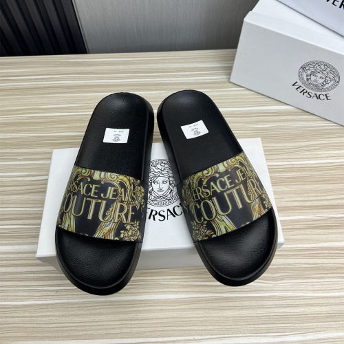 Replica Versace Slippers For Men #1196599, $45.00 USD, [ITEM#1196599], Replica Versace Slippers outlet from China
