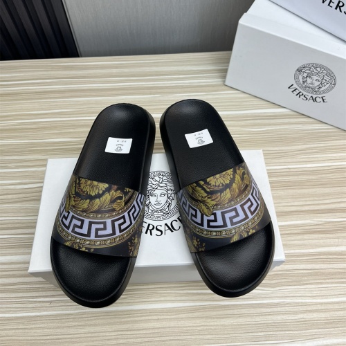 Replica Versace Slippers For Men #1196600, $45.00 USD, [ITEM#1196600], Replica Versace Slippers outlet from China