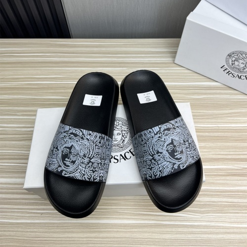 Replica Versace Slippers For Men #1196603, $45.00 USD, [ITEM#1196603], Replica Versace Slippers outlet from China