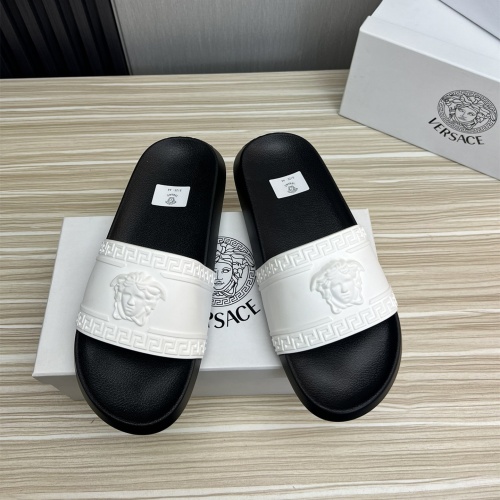 Replica Versace Slippers For Men #1196607, $45.00 USD, [ITEM#1196607], Replica Versace Slippers outlet from China