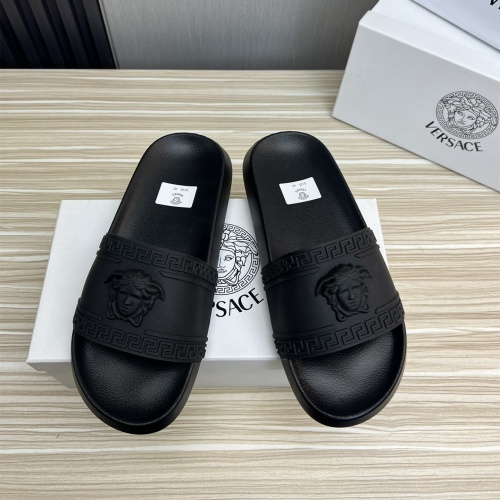 Replica Versace Slippers For Men #1196608, $45.00 USD, [ITEM#1196608], Replica Versace Slippers outlet from China