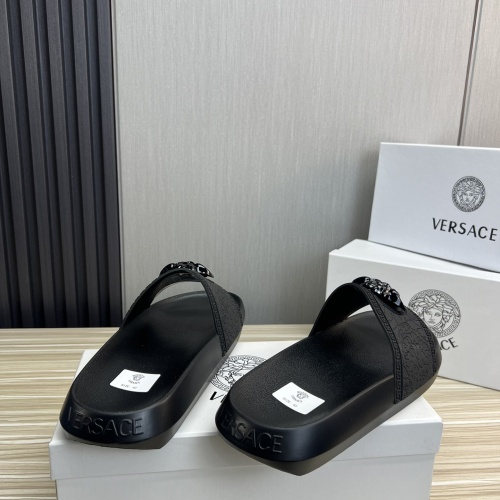 Replica Versace Slippers For Men #1196611 $45.00 USD for Wholesale