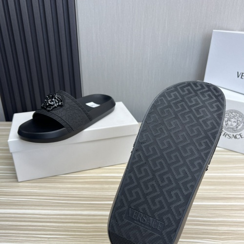 Replica Versace Slippers For Men #1196611 $45.00 USD for Wholesale