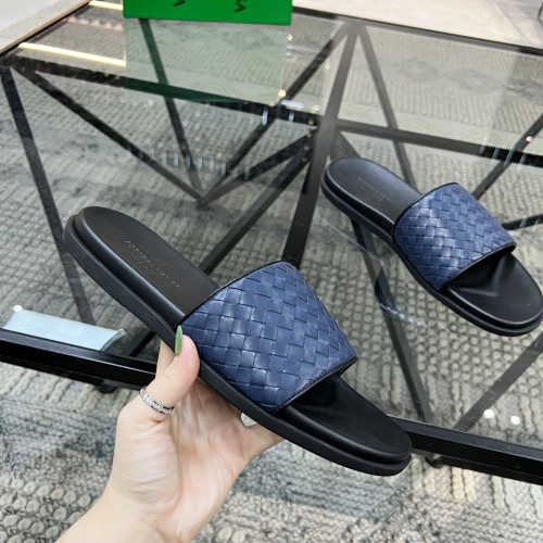 Replica Bottega Veneta BV Slippers For Men #1196723 $52.00 USD for Wholesale