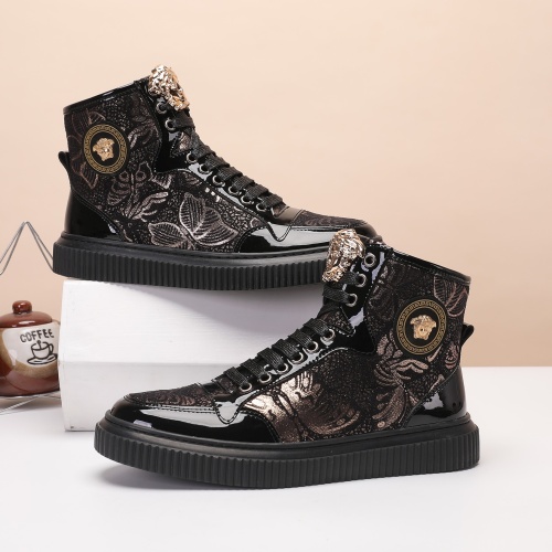 Replica Versace High Tops Shoes For Men #1196755, $72.00 USD, [ITEM#1196755], Replica Versace High Tops Shoes outlet from China