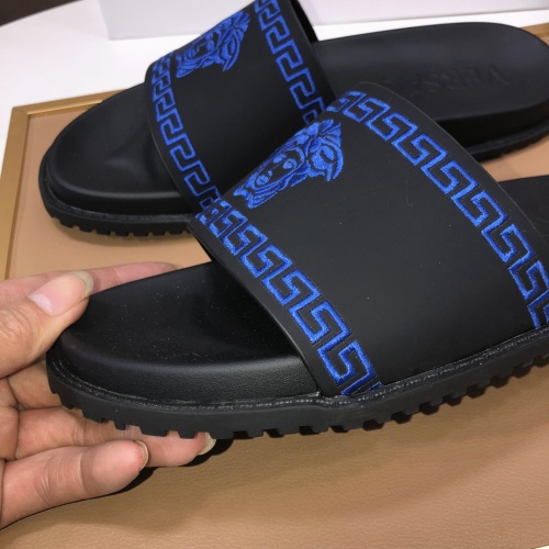 Replica Versace Slippers For Men #1196773 $52.00 USD for Wholesale