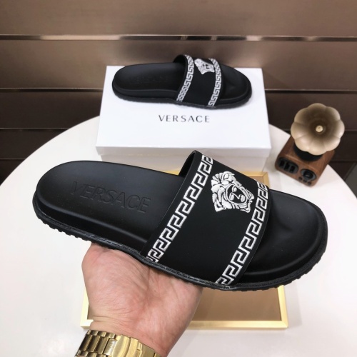 Replica Versace Slippers For Men #1196774 $52.00 USD for Wholesale