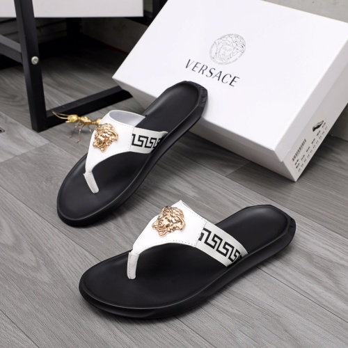 Replica Versace Slippers For Men #1196792, $42.00 USD, [ITEM#1196792], Replica Versace Slippers outlet from China