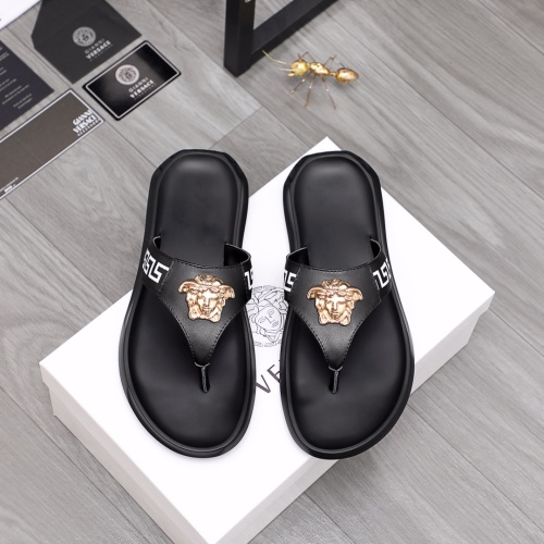 Replica Versace Slippers For Men #1196793 $42.00 USD for Wholesale