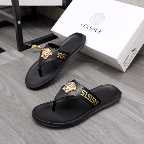 Replica Versace Slippers For Men #1196794, $42.00 USD, [ITEM#1196794], Replica Versace Slippers outlet from China