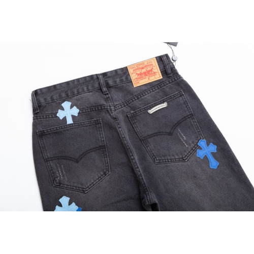 Replica Chrome Hearts Jeans For Men #1197015 $52.00 USD for Wholesale