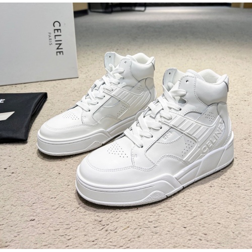 Replica Celine High Top Shoes For Women #1197153, $98.00 USD, [ITEM#1197153], Replica Celine High Top Shoes outlet from China