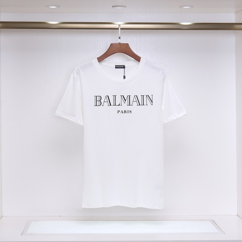 Replica Balmain T-Shirts Short Sleeved For Unisex #1197223, $25.00 USD, [ITEM#1197223], Replica Balmain T-Shirts outlet from China