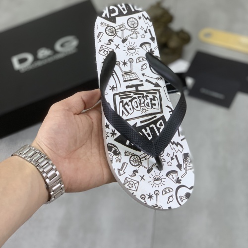Replica Dolce & Gabbana D&G Slippers For Men #1197337 $45.00 USD for Wholesale