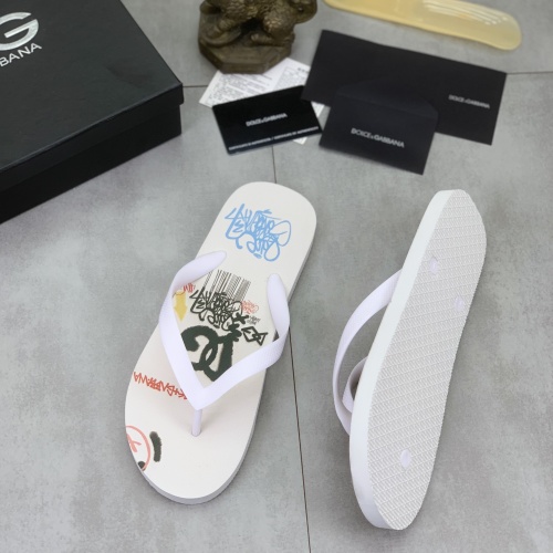 Replica Dolce & Gabbana D&G Slippers For Men #1197341 $45.00 USD for Wholesale