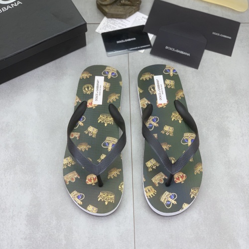Replica Dolce &amp; Gabbana D&amp;G Slippers For Men #1197351, $45.00 USD, [ITEM#1197351], Replica Dolce &amp; Gabbana D&amp;G Slippers outlet from China