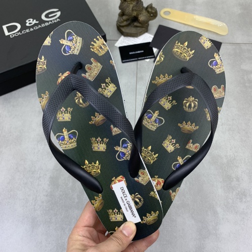Replica Dolce & Gabbana D&G Slippers For Women #1197352 $45.00 USD for Wholesale