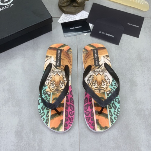 Replica Dolce &amp; Gabbana D&amp;G Slippers For Men #1197353, $45.00 USD, [ITEM#1197353], Replica Dolce &amp; Gabbana D&amp;G Slippers outlet from China