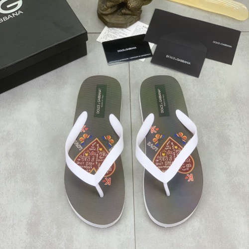 Replica Dolce &amp; Gabbana D&amp;G Slippers For Men #1197355, $45.00 USD, [ITEM#1197355], Replica Dolce &amp; Gabbana D&amp;G Slippers outlet from China
