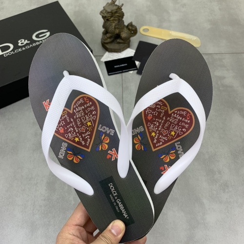 Replica Dolce & Gabbana D&G Slippers For Men #1197355 $45.00 USD for Wholesale