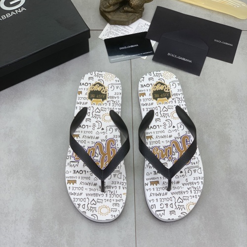 Replica Dolce &amp; Gabbana D&amp;G Slippers For Men #1197357, $45.00 USD, [ITEM#1197357], Replica Dolce &amp; Gabbana D&amp;G Slippers outlet from China