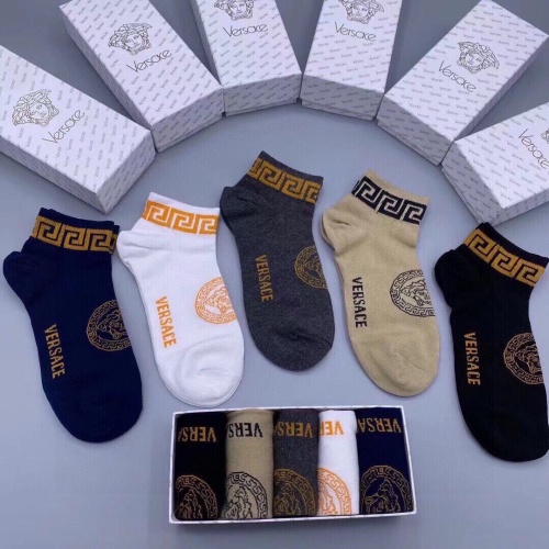Replica Versace Socks For Men #1197686, $29.00 USD, [ITEM#1197686], Replica Versace Socks outlet from China
