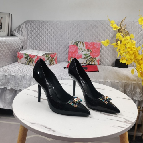 Replica Dolce &amp; Gabbana D&amp;G High-Heeled Shoes For Women #1197798, $128.00 USD, [ITEM#1197798], Replica Dolce &amp; Gabbana D&amp;G High-Heeled Shoes outlet from China