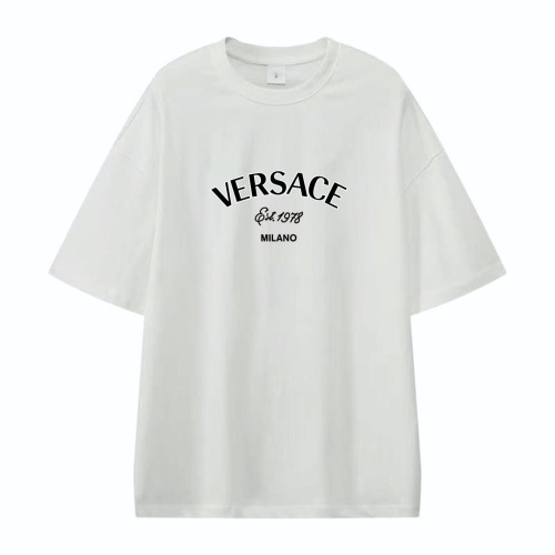 Replica Versace T-Shirts Short Sleeved For Unisex #1197830, $25.00 USD, [ITEM#1197830], Replica Versace T-Shirts outlet from China