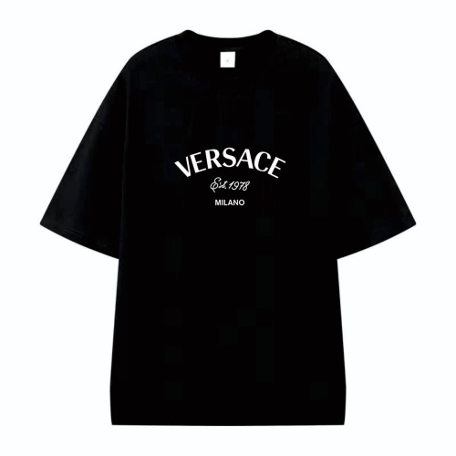 Replica Versace T-Shirts Short Sleeved For Unisex #1197831, $25.00 USD, [ITEM#1197831], Replica Versace T-Shirts outlet from China