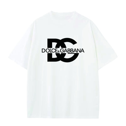 Replica Dolce &amp; Gabbana D&amp;G T-Shirts Short Sleeved For Unisex #1197878, $25.00 USD, [ITEM#1197878], Replica Dolce &amp; Gabbana D&amp;G T-Shirts outlet from China