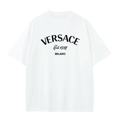 Replica Versace T-Shirts Short Sleeved For Unisex #1197884, $25.00 USD, [ITEM#1197884], Replica Versace T-Shirts outlet from China