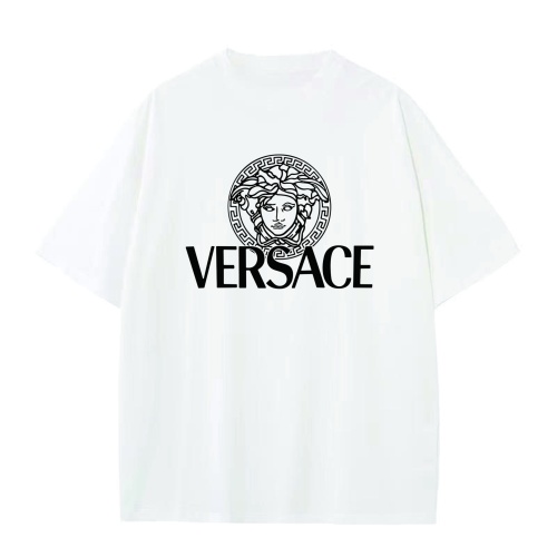 Replica Versace T-Shirts Short Sleeved For Unisex #1197888, $25.00 USD, [ITEM#1197888], Replica Versace T-Shirts outlet from China