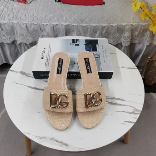 Replica Dolce & Gabbana D&G Slippers For Women #1198069 $115.00 USD for Wholesale