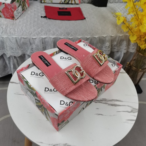 Replica Dolce &amp; Gabbana D&amp;G Slippers For Women #1198071, $115.00 USD, [ITEM#1198071], Replica Dolce &amp; Gabbana D&amp;G Slippers outlet from China