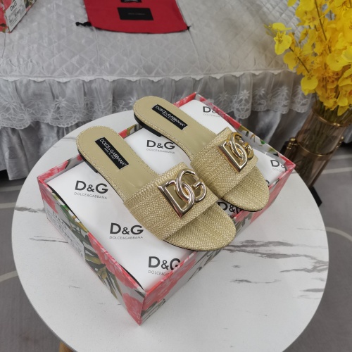 Replica Dolce &amp; Gabbana D&amp;G Slippers For Women #1198075, $115.00 USD, [ITEM#1198075], Replica Dolce &amp; Gabbana D&amp;G Slippers outlet from China
