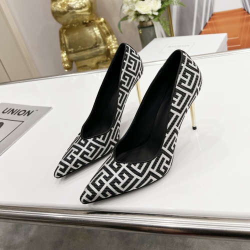 Replica Balmain High-Heeled Shoes For Women #1198257, $118.00 USD, [ITEM#1198257], Replica Balmain High-Heeled Shoes outlet from China