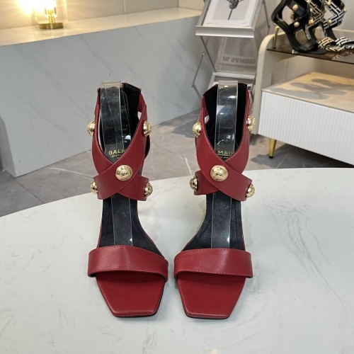 Replica Balmain Sandal For Women #1198258 $82.00 USD for Wholesale