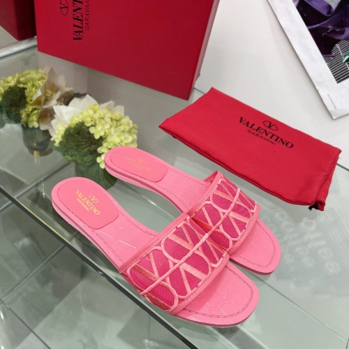 Replica Valentino Slippers For Women #1198327 $82.00 USD for Wholesale